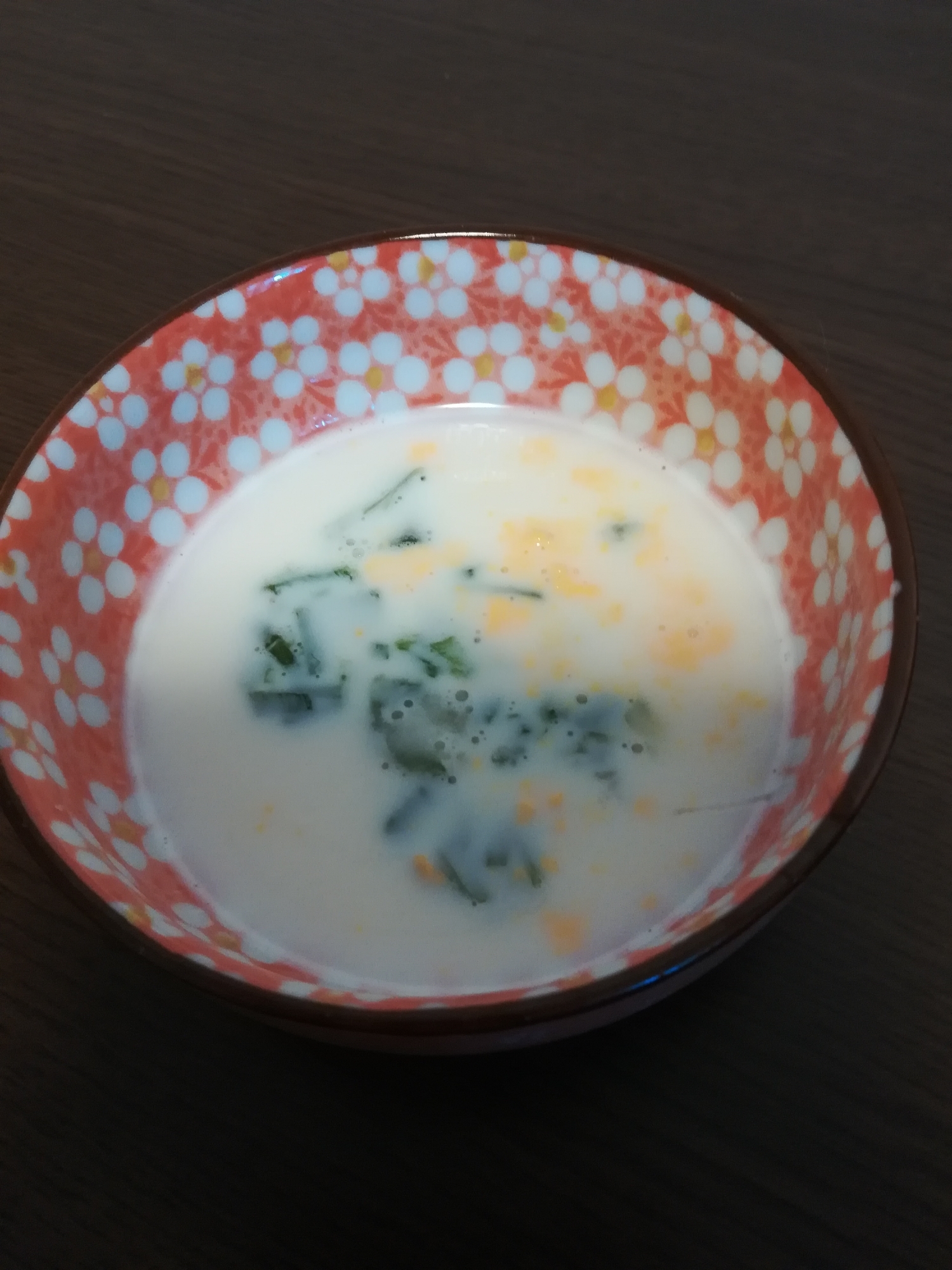 離乳食中期★オクラと卵のミルクスープ