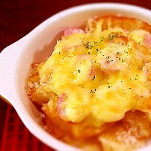ズボラ ハッシュドポテトのチーズ焼き レシピ 作り方 By Necomanma 楽天レシピ