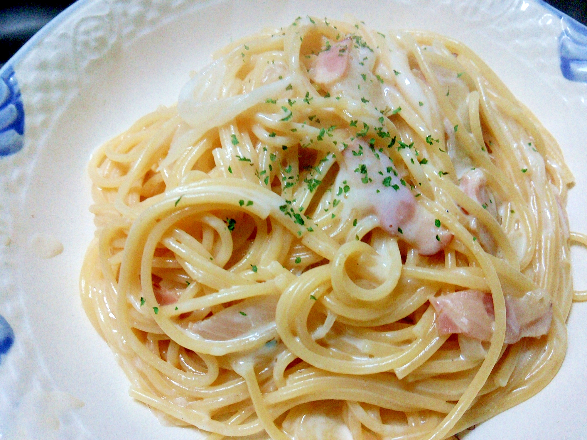 フライパン一つで とろーりチーズのクリームパスタ!