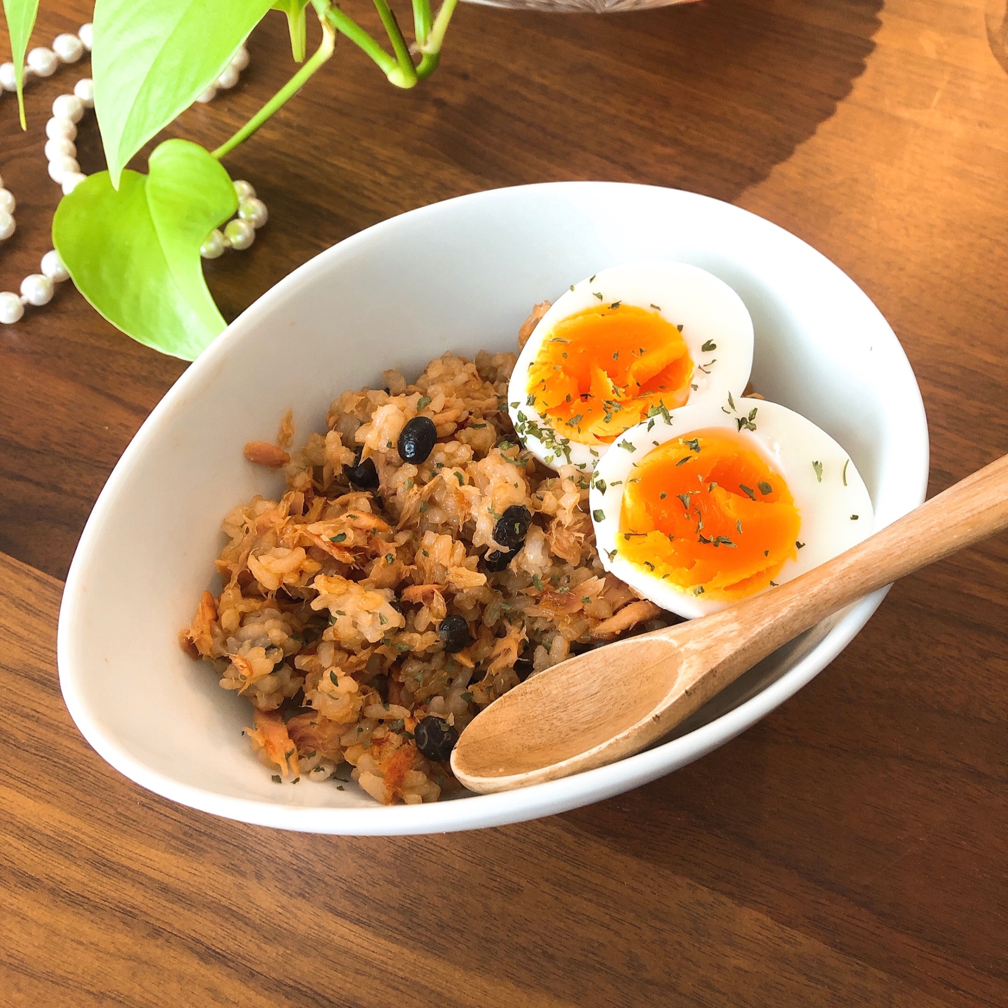 ❦究極の独り飯！オイスターツナ焼飯