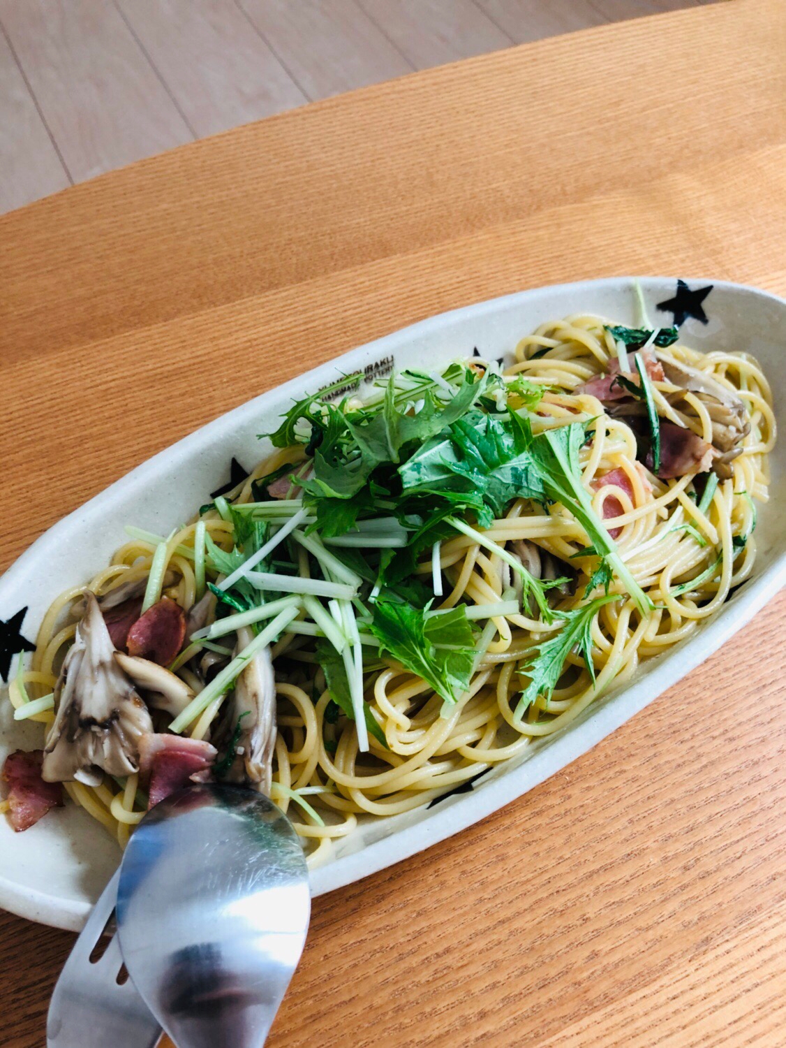 舞茸香る和風パスタ