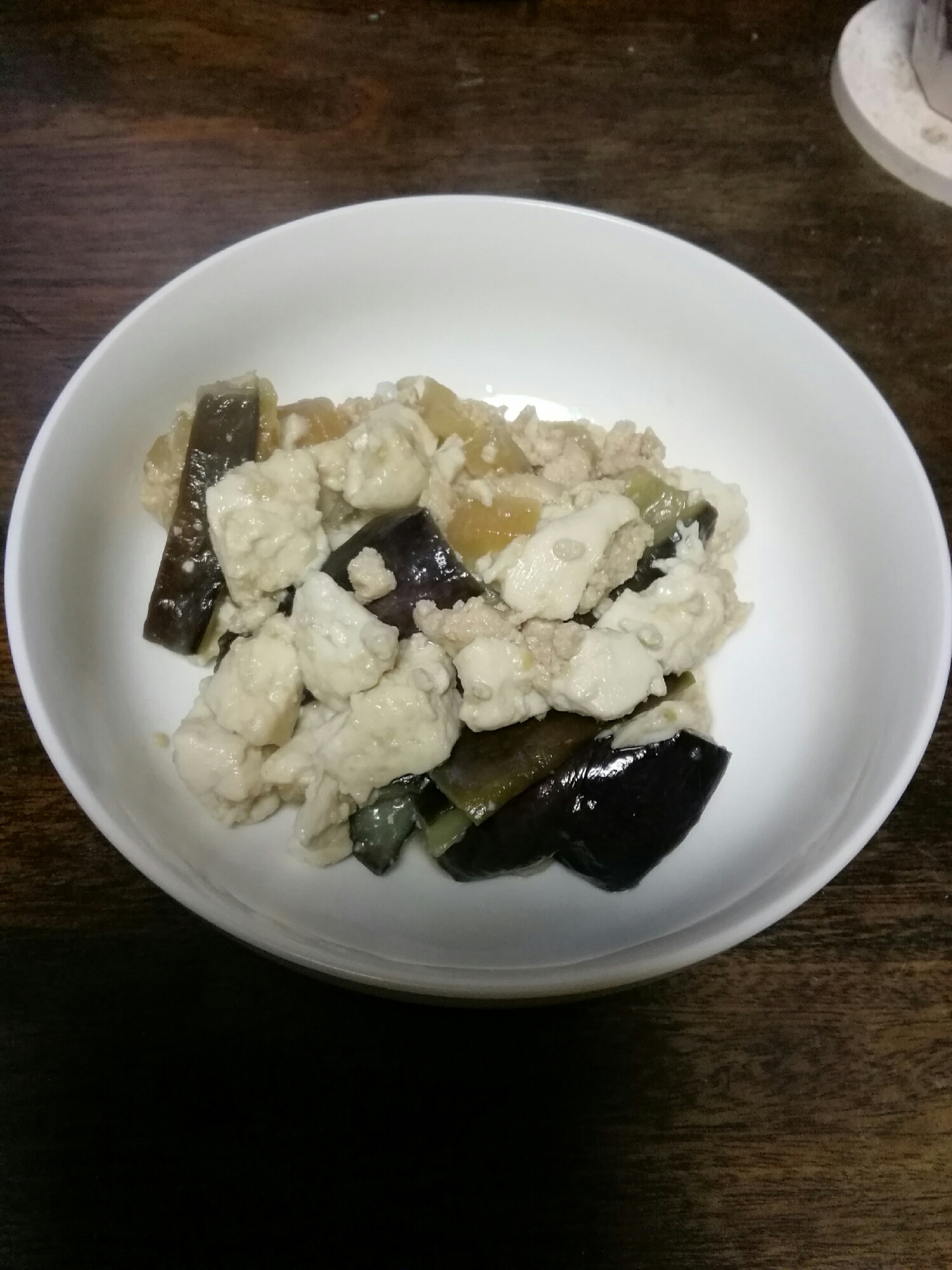 辛くない！なす入り味噌麻婆豆腐