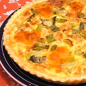 長ネギのキッシュ