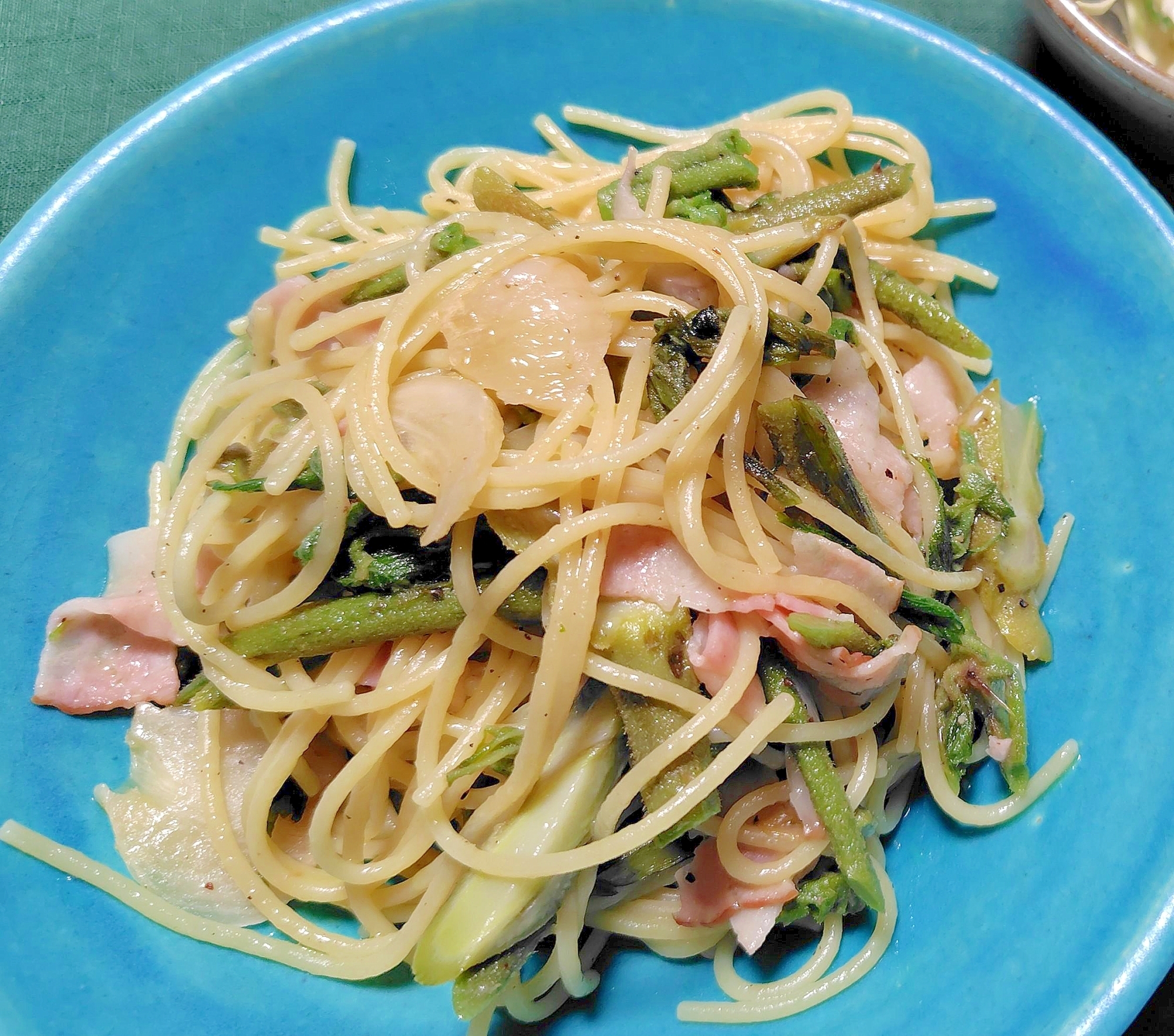 山菜最高！タラの芽パスタペペロンチーノ