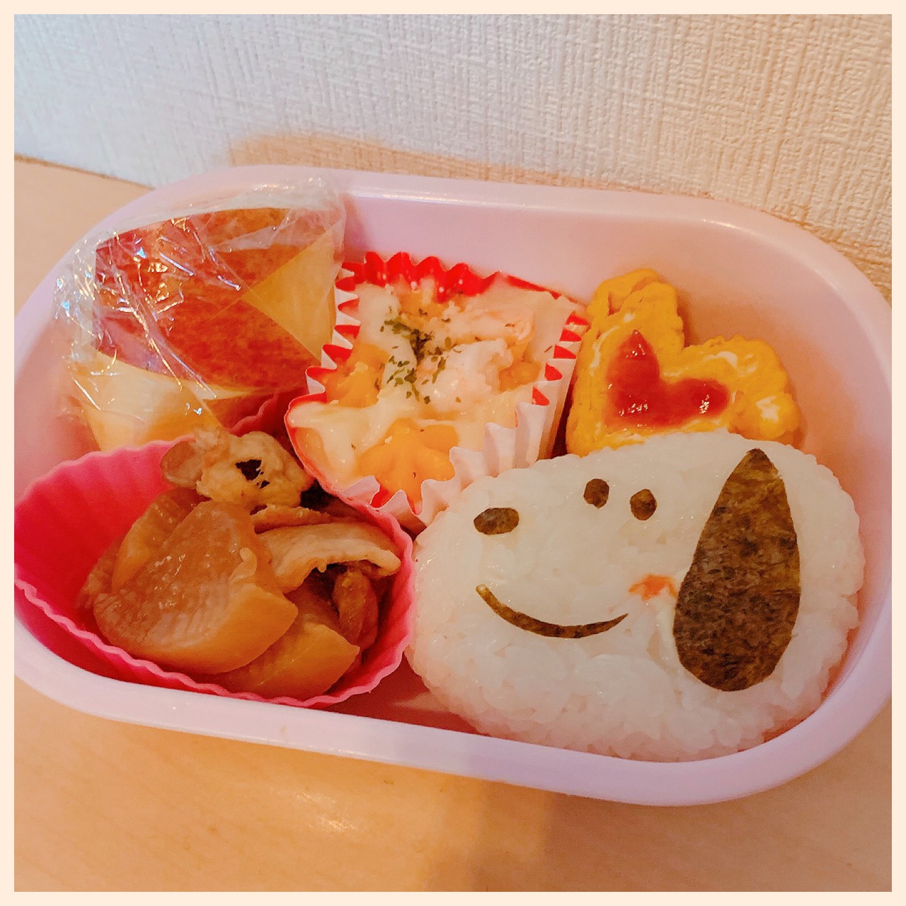 スヌーピーのお弁当♡