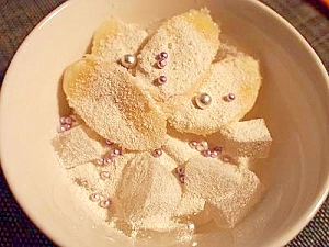 雪化粧 白いココアでおやつ寒天 レシピ 作り方 By ブ 子 楽天レシピ