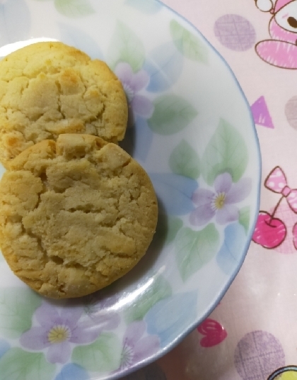 米粉でバタークッキー(๑･㉨･๑)サクサクになりました＼(^^)／美味しかったですʕ•ᴥ•ʔ