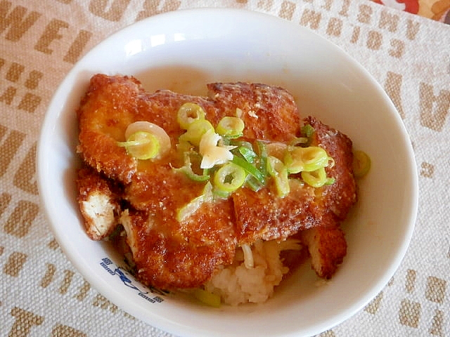 ねぎ味噌カツ丼