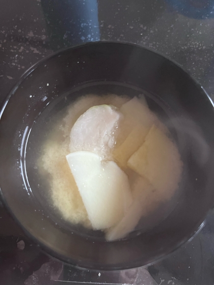 三種のお芋のお味噌汁
