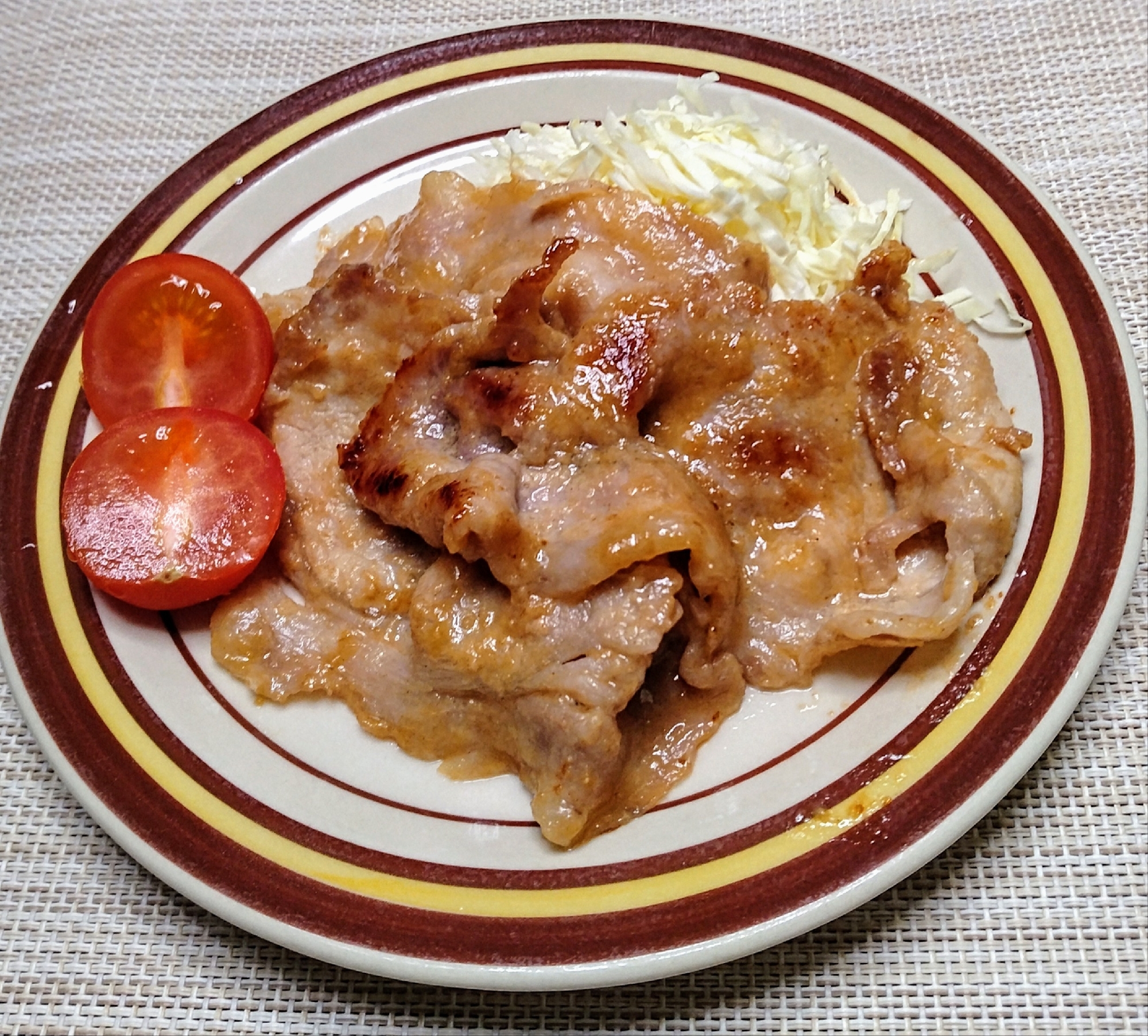 豚肉の味噌漬け焼き