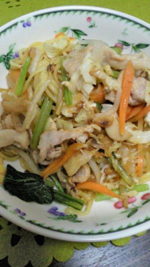 野菜たっぷり具だくさん焼きそば