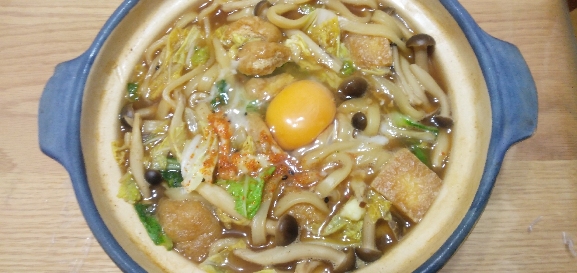 アツアツ！味噌煮込みうどん