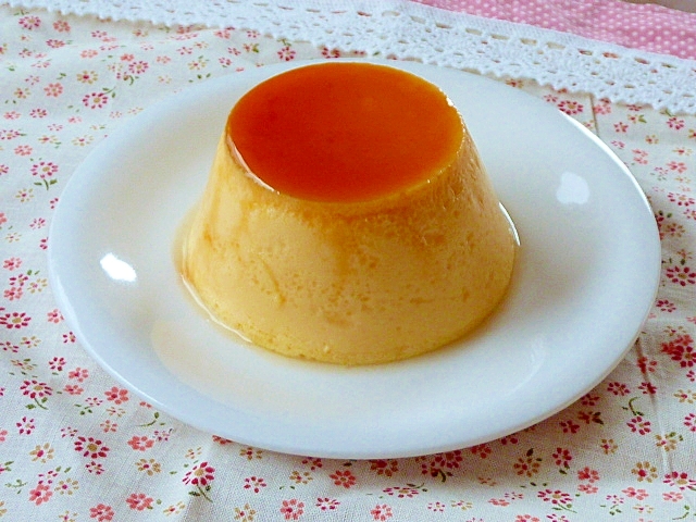 ヘルシオで作る簡単プリン