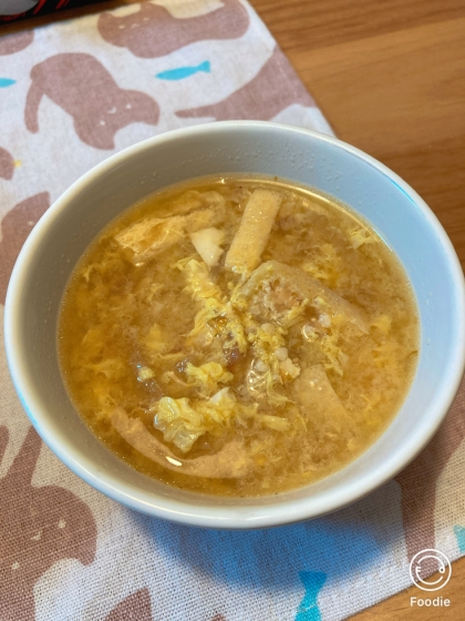 今日の味噌汁！　「豆腐のかき玉味噌汁」　　♪♪