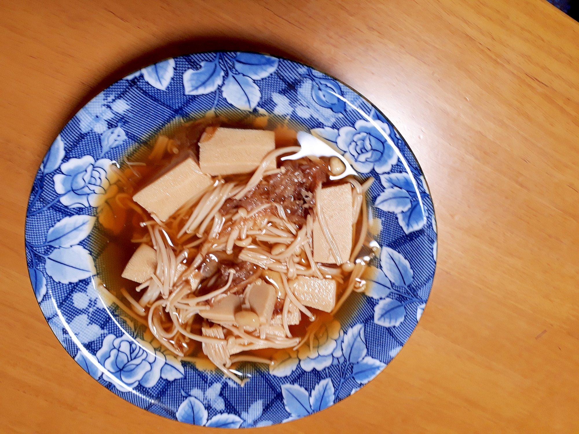 高野豆腐とエノキのおかか煮