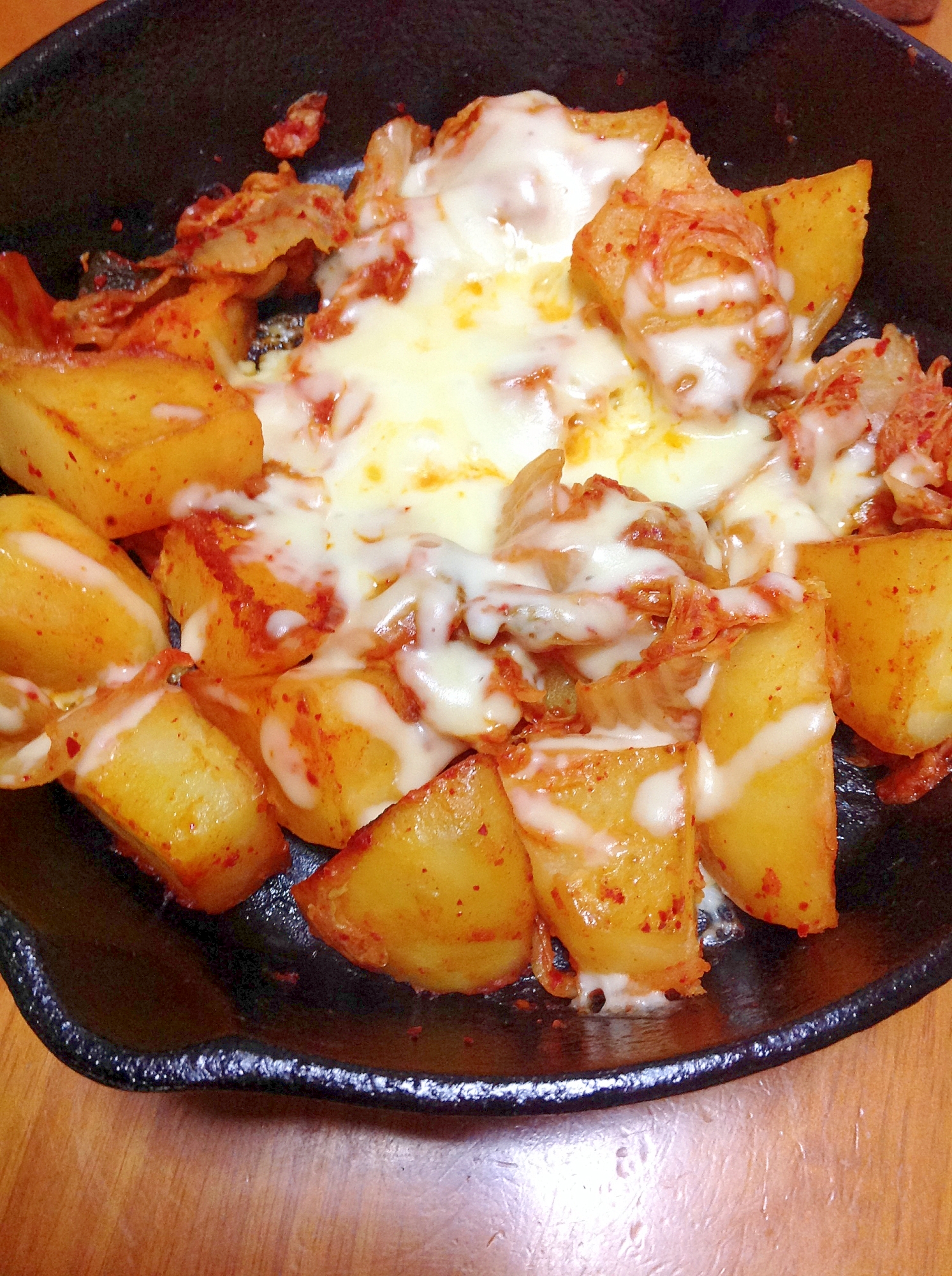 じゃがいもキムチチーズ焼き レシピ 作り方 By Madone6 楽天レシピ