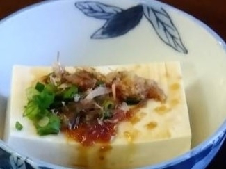 木綿豆腐の冷奴