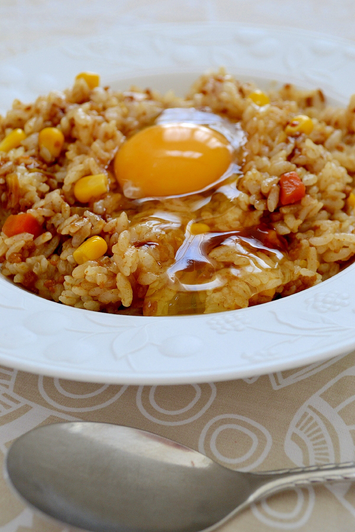 *【リメイクレシピ】カレーチャーハン*