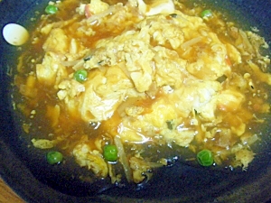 市販の素を使用☆簡単本格的かに玉