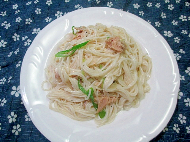 そうめん チャンプルー ツナ