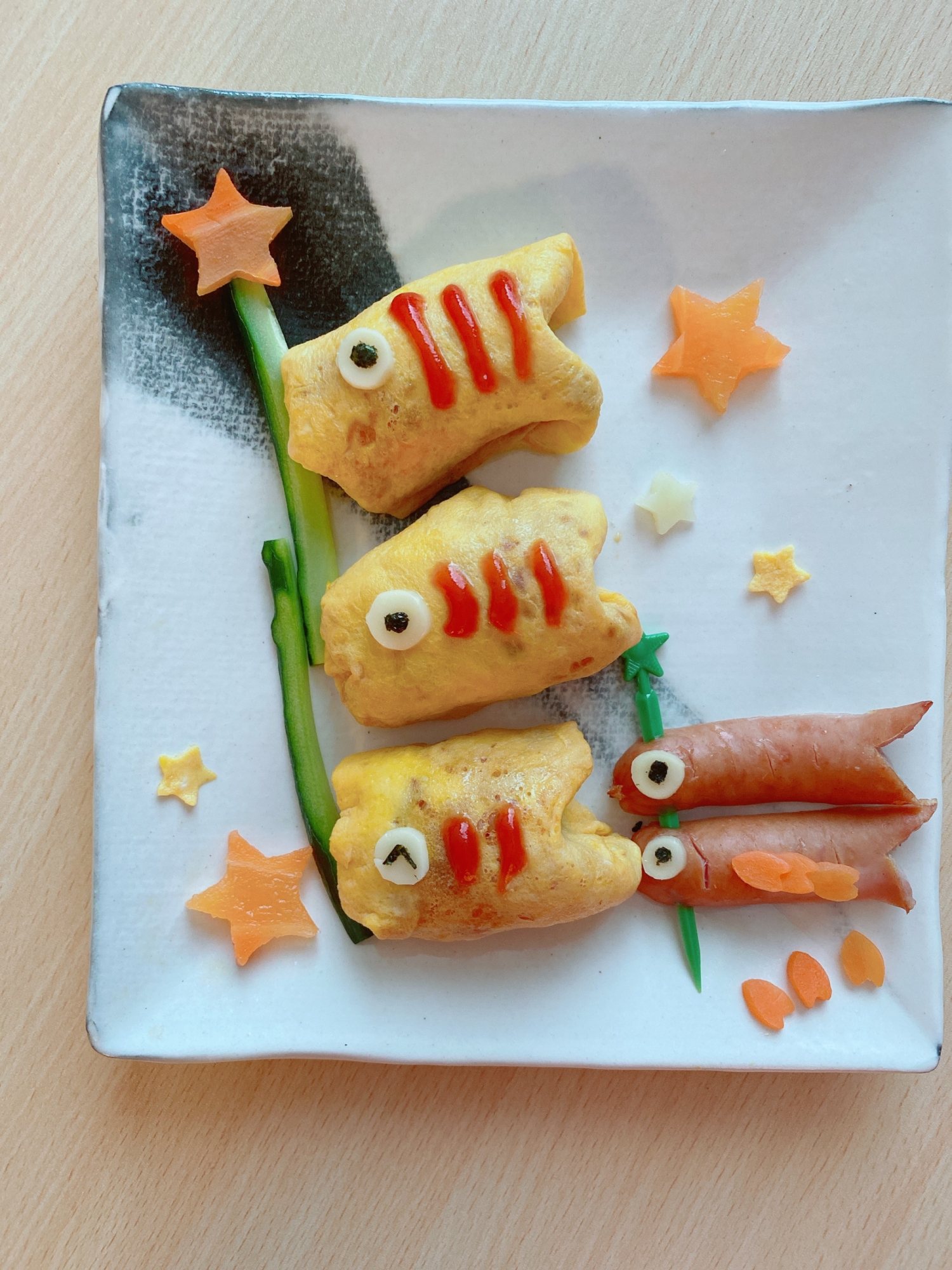 鯉のぼりオムライス ミニ レシピ 作り方 By あくびちゃんn 楽天レシピ 鯉のぼりオムライス ミニ レシピ 作り方 By あくびちゃんn 楽天レシピ