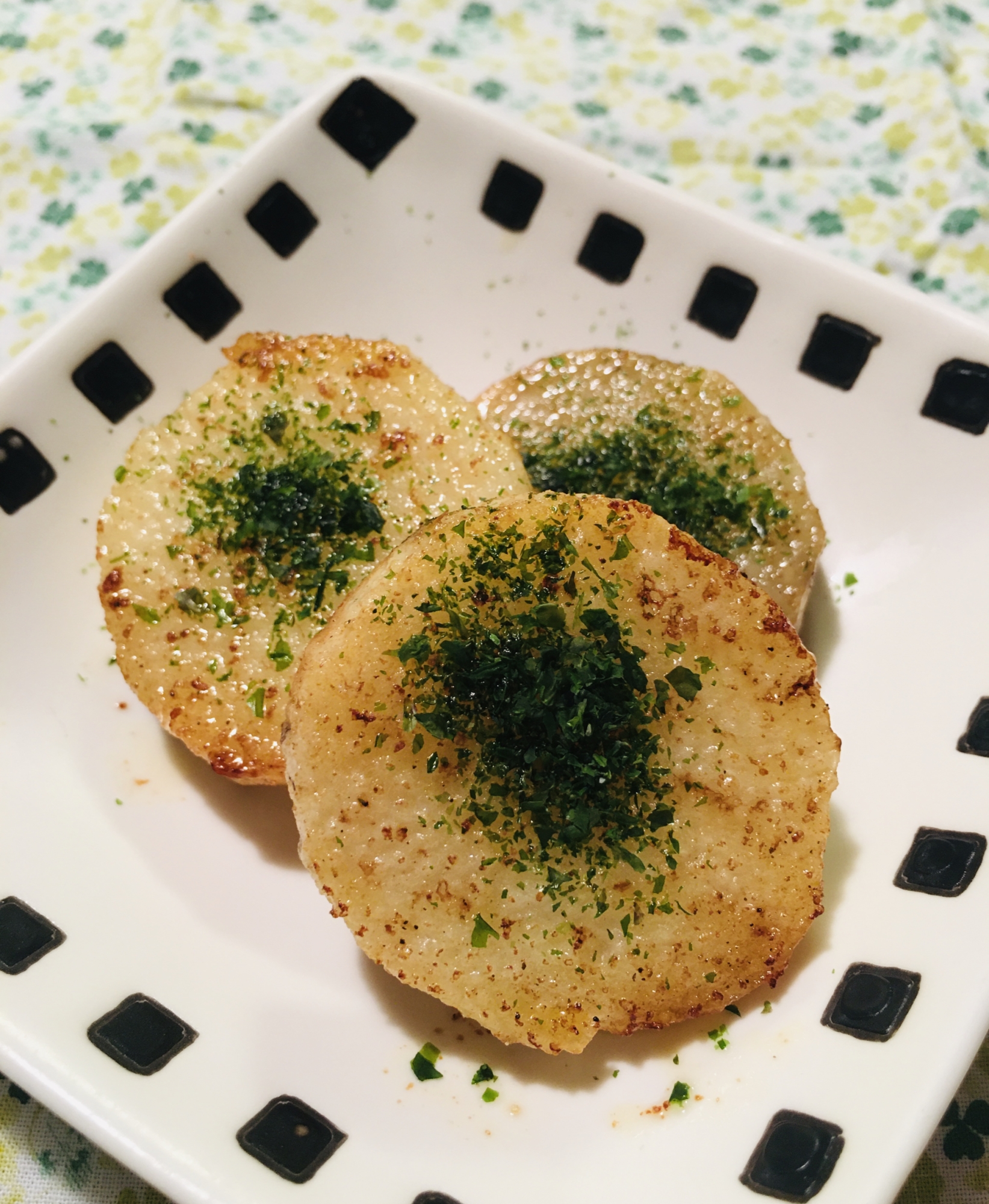 長芋のバター焼き〜磯辺風味！