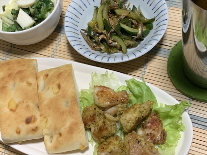 鶏もも肉の香味パン粉揚げ