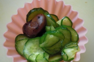 お弁当に 胡瓜としょうゆ豆の酢の物 レシピ 作り方 By ひろりん1106 楽天レシピ