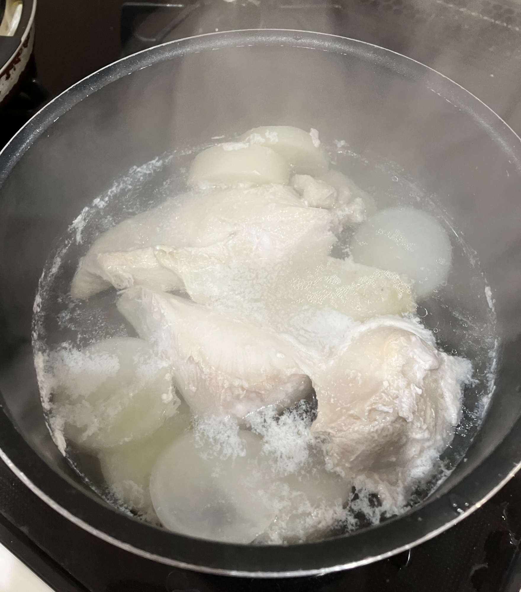 カブとささみのスープ