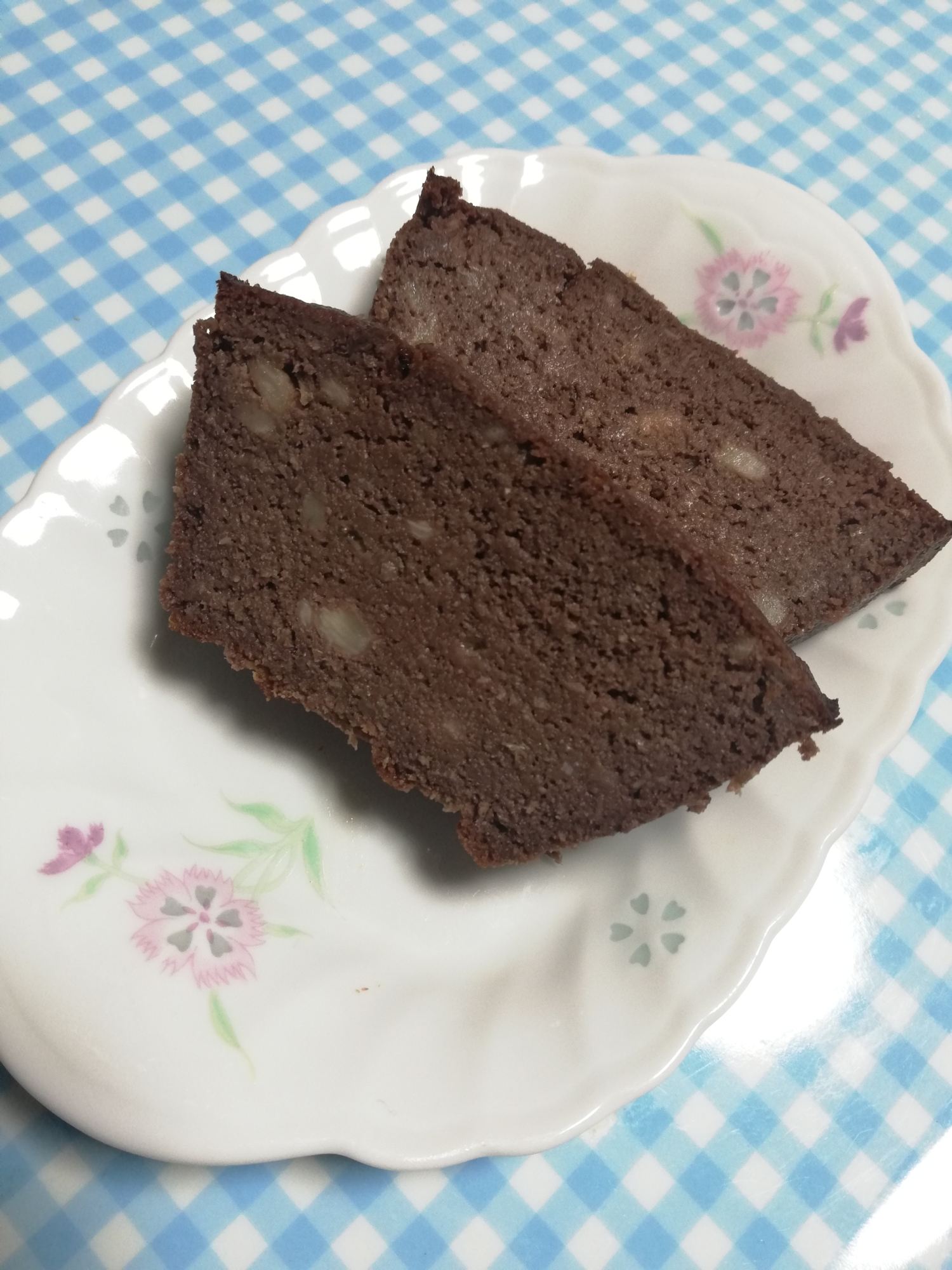 チョコバナナおからケーキ