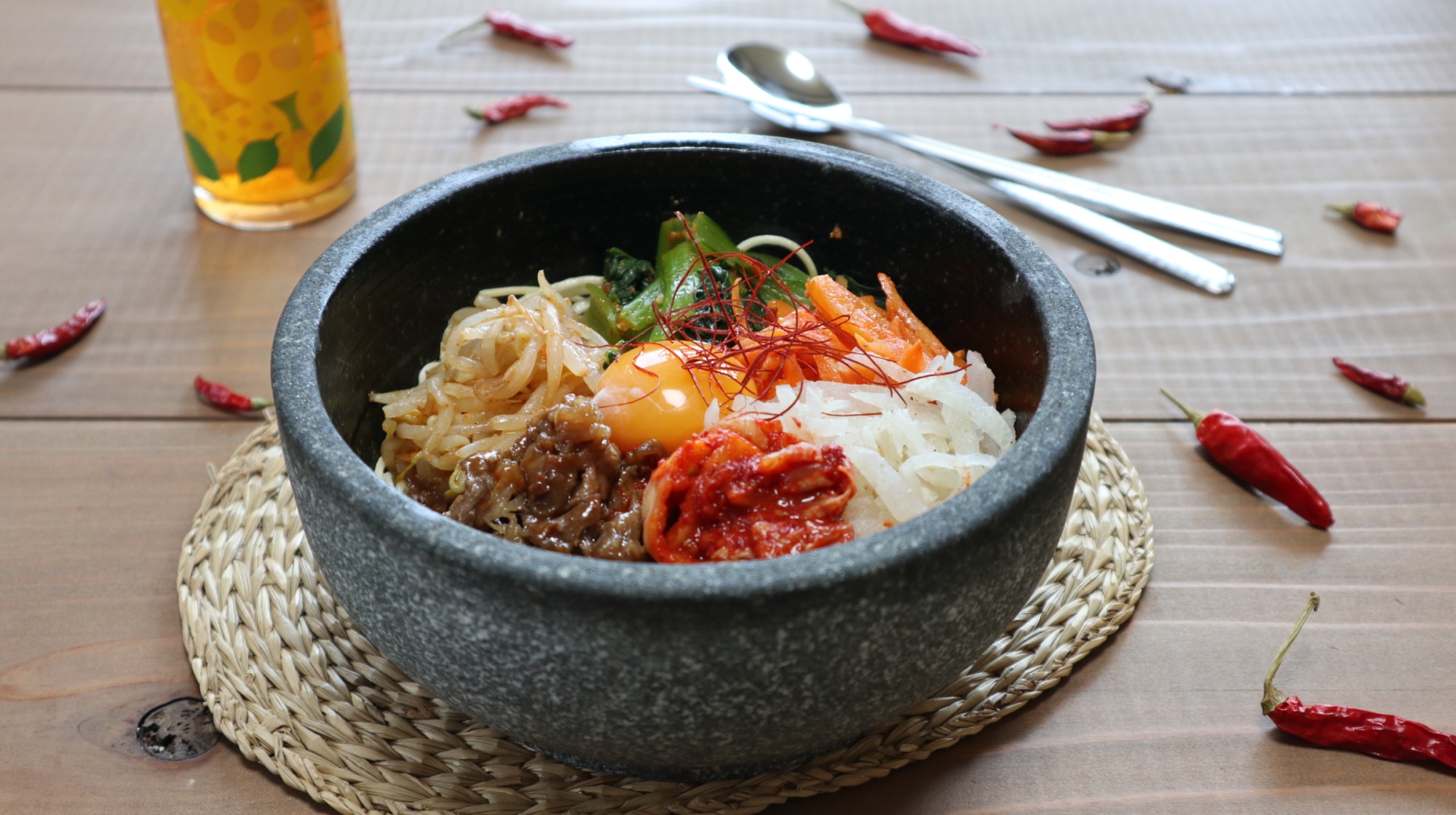 石焼ビビンひやむぎ