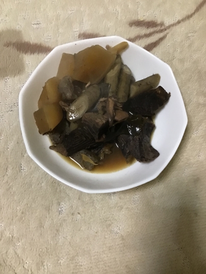 まぐろと大根の煮物