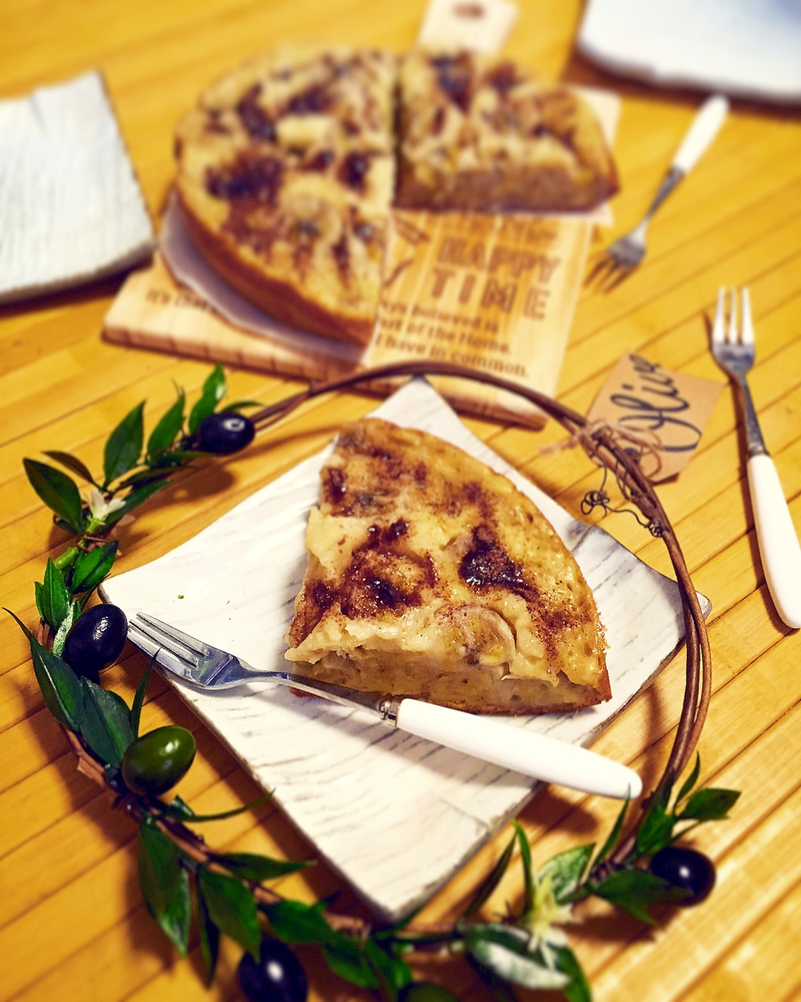 HMと炊飯器で簡単★もっちり♪バナナケーキ