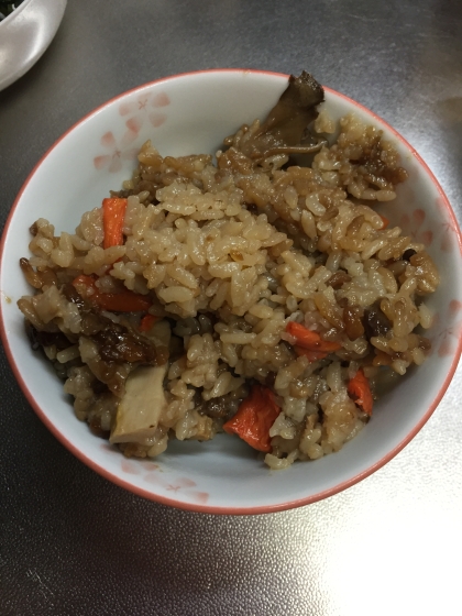 白だしで作る、炊き込みご飯♪