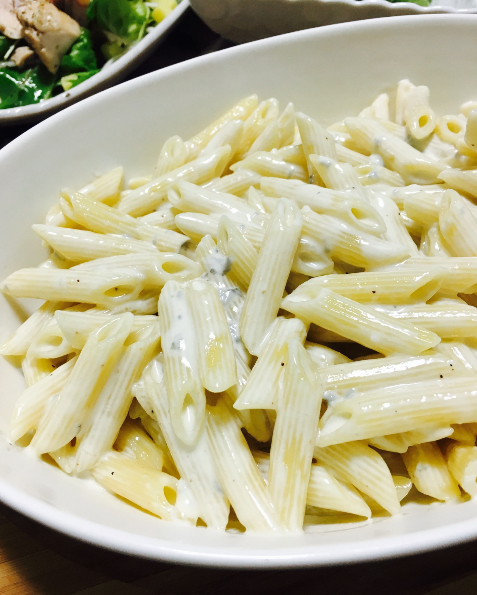 簡単!美味☆お家パーティー☆ゴルゴンゾーラのパスタ