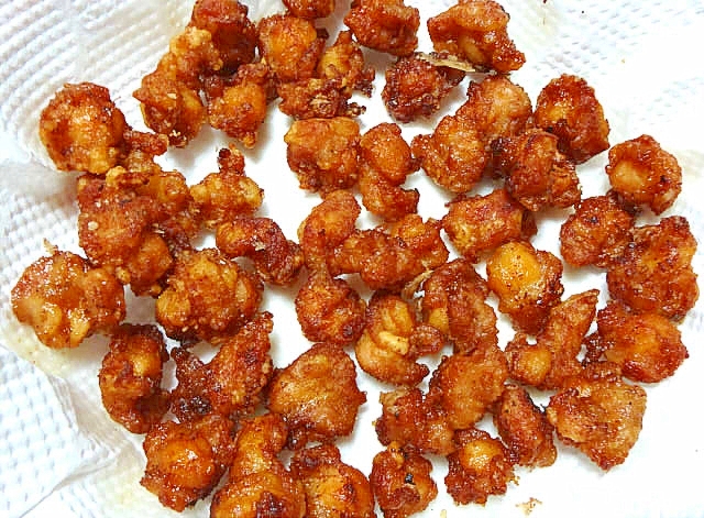 残った唐揚げ粉を使って鶏軟骨揚げ レシピ 作り方 By デラみーやん 楽天レシピ