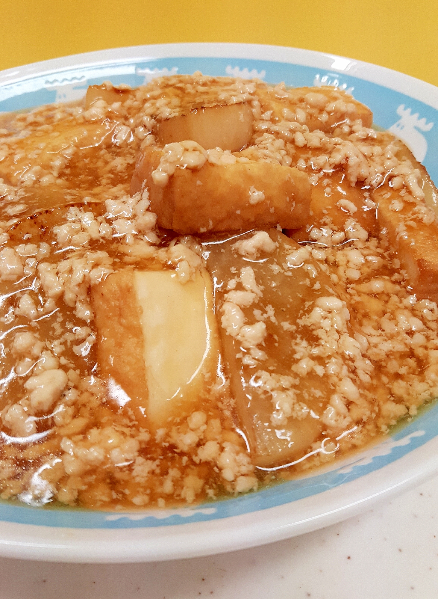 子供が喜ぶ 大根と厚揚げの鶏ひき肉あんかけ レシピ 作り方 By Acchan66 楽天レシピ 子供が喜ぶ 大根と厚揚げの鶏ひき肉あんかけ レシピ 作り方 By Acchan66 楽天レシピ