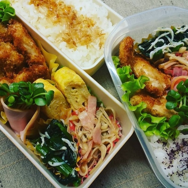 女子高生お弁当献立 チキンカツ弁当 レシピ 作り方 By さくらもちままん 楽天レシピ 女子高生お弁当献立 チキンカツ弁当 レシピ 作り方 By さくらもちままん 楽天レシピ