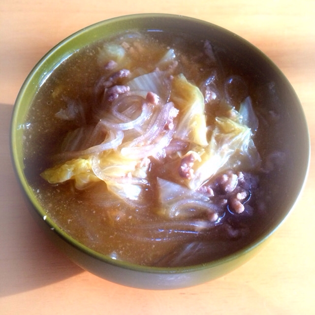 スープdeダイエット☆白菜×合挽きミンチ