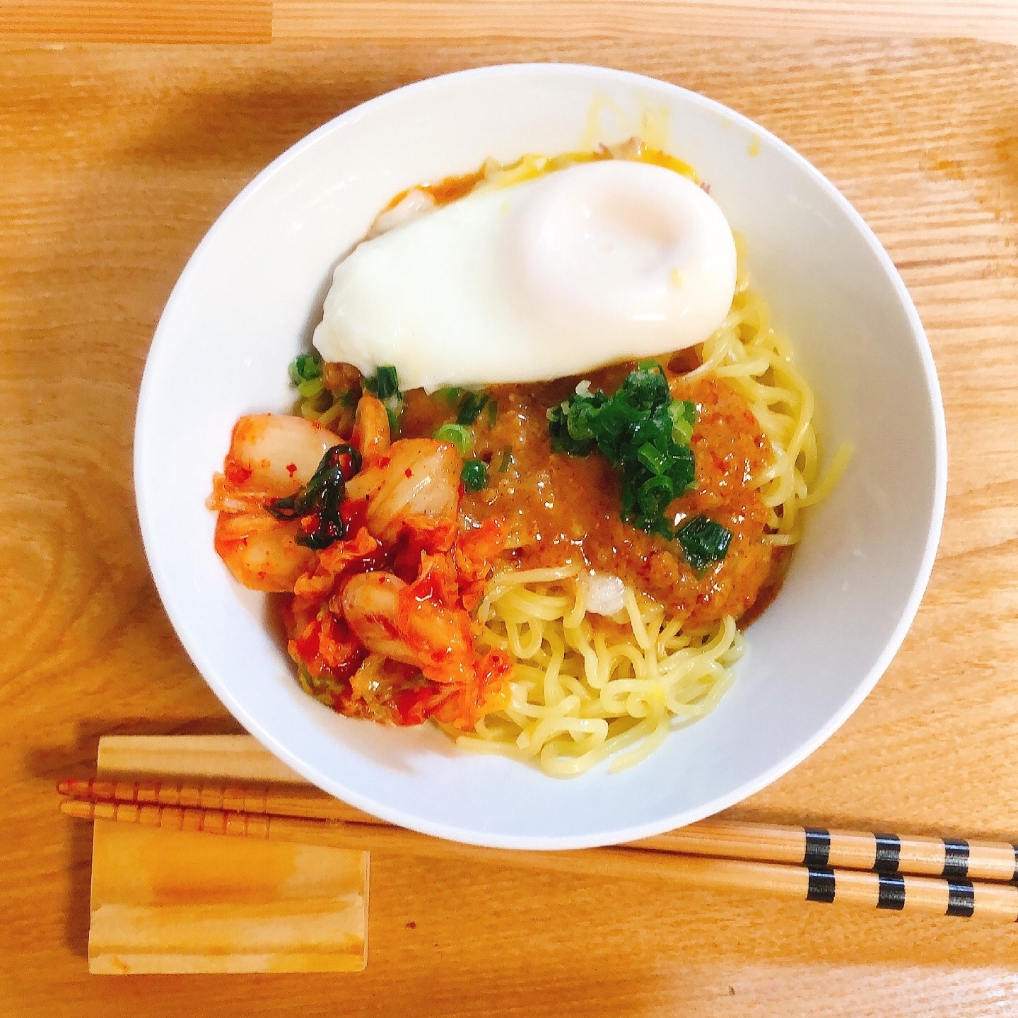 汁なし坦々麺、辛さ控えめ