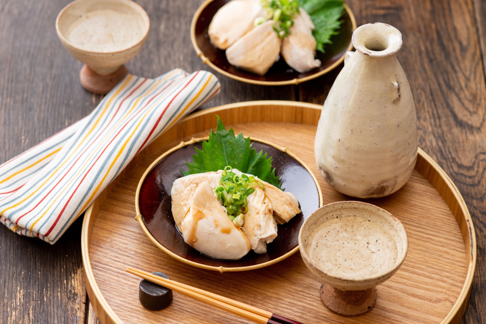 まな板&フライパンいらず!鶏むねピリ辛ポン酢
