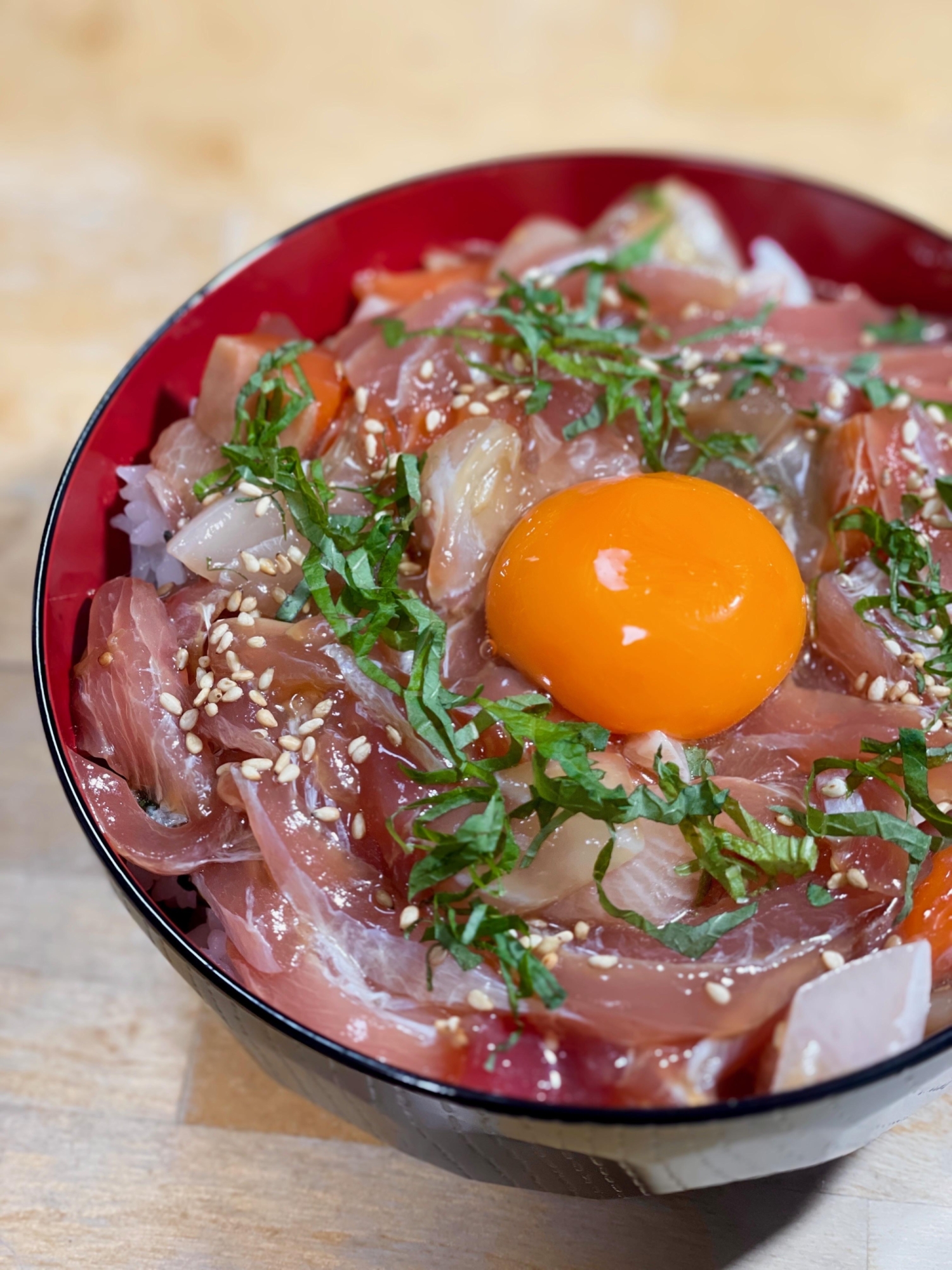 刺身の切り落としでできる☆簡単漬け丼