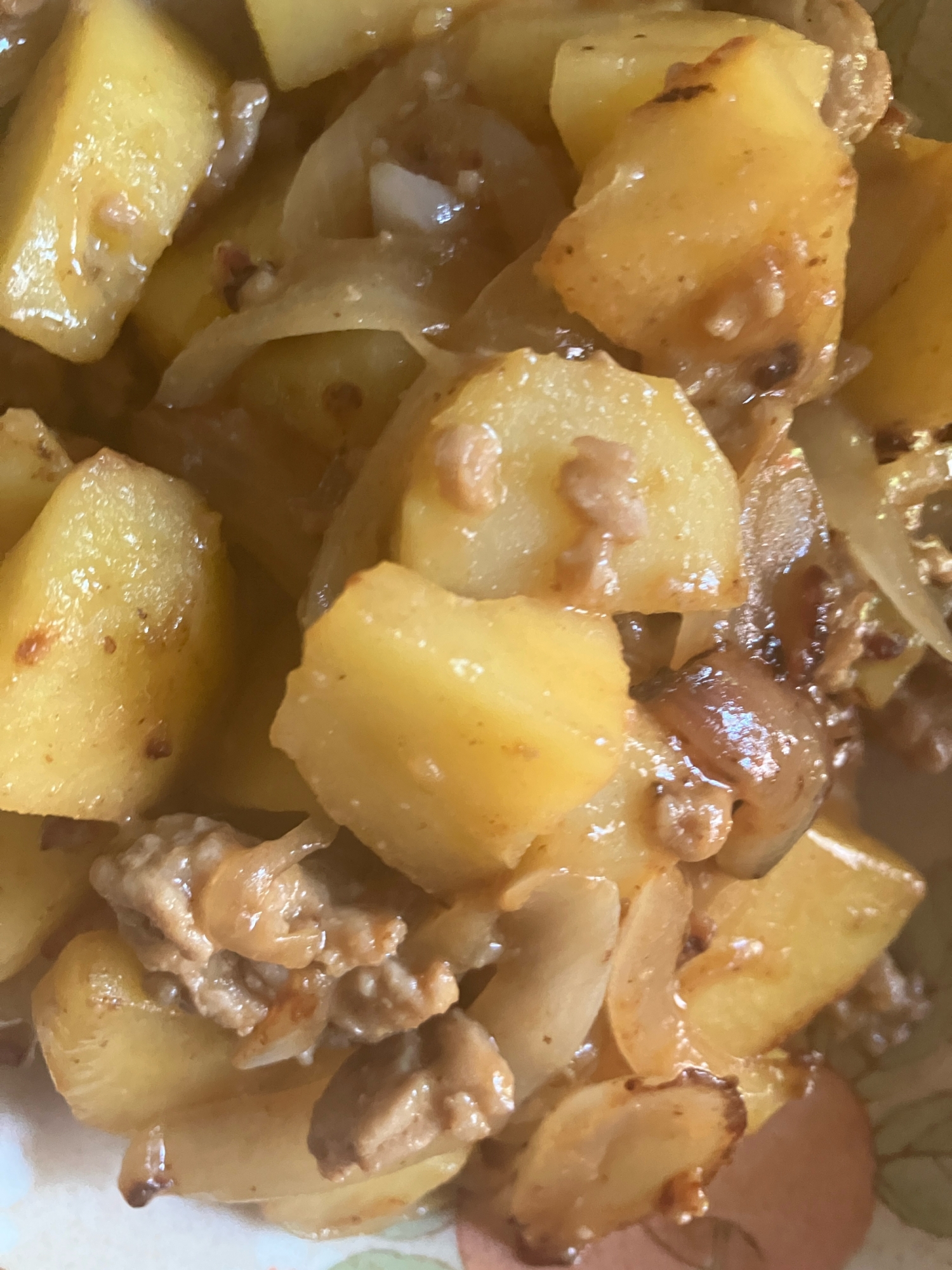 味噌味のじゃがいも炒め　2025.07.26