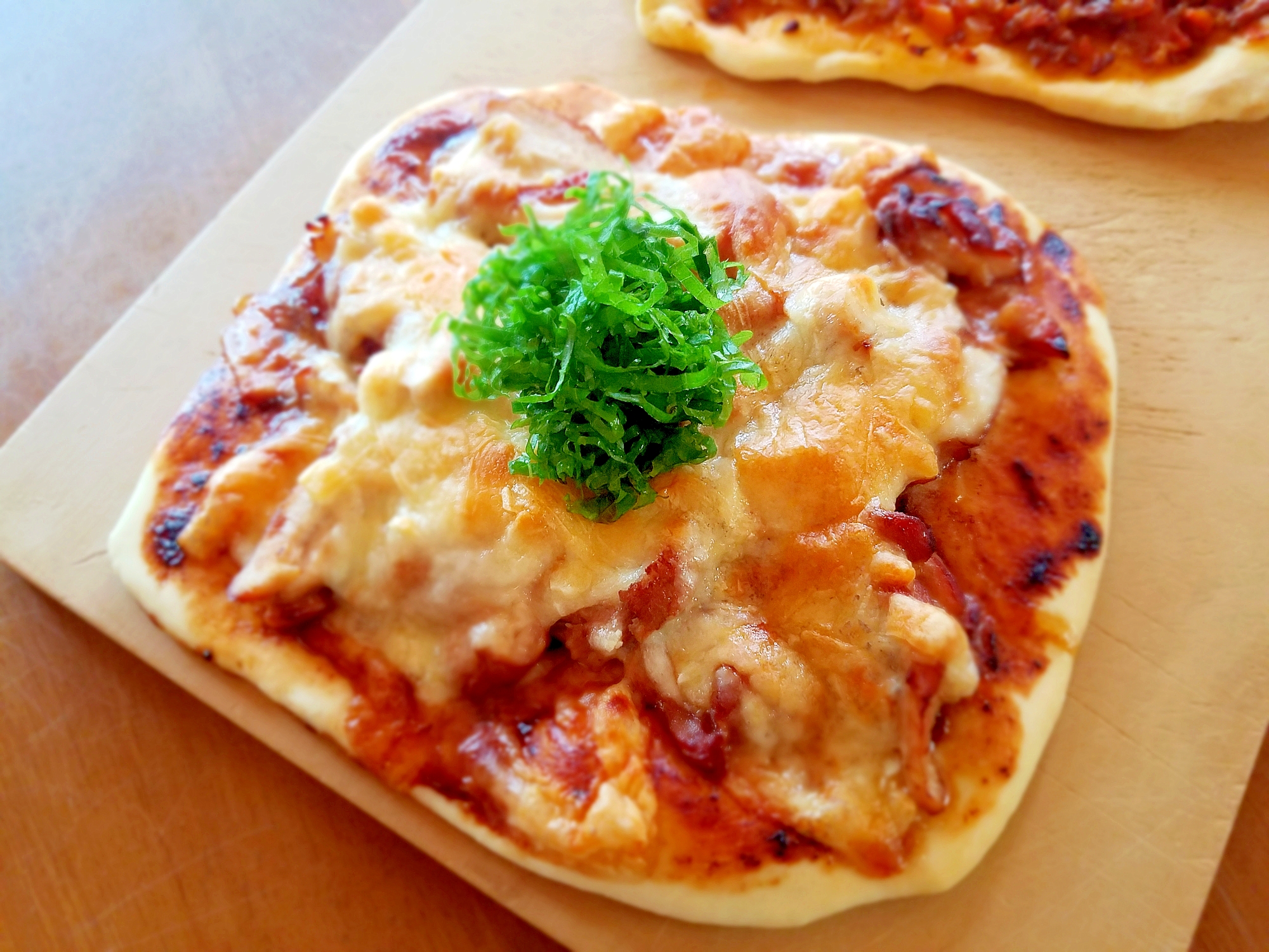 休日ランチに 照り焼きチキンのピザ レシピ 作り方 By みりんのレシピ 楽天レシピ