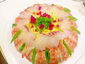 簡単　ちらし寿司ケーキ風