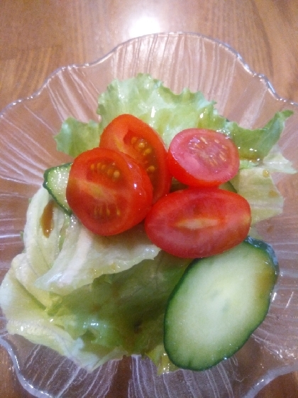 冷凍庫の野菜でチョレギサラダ風