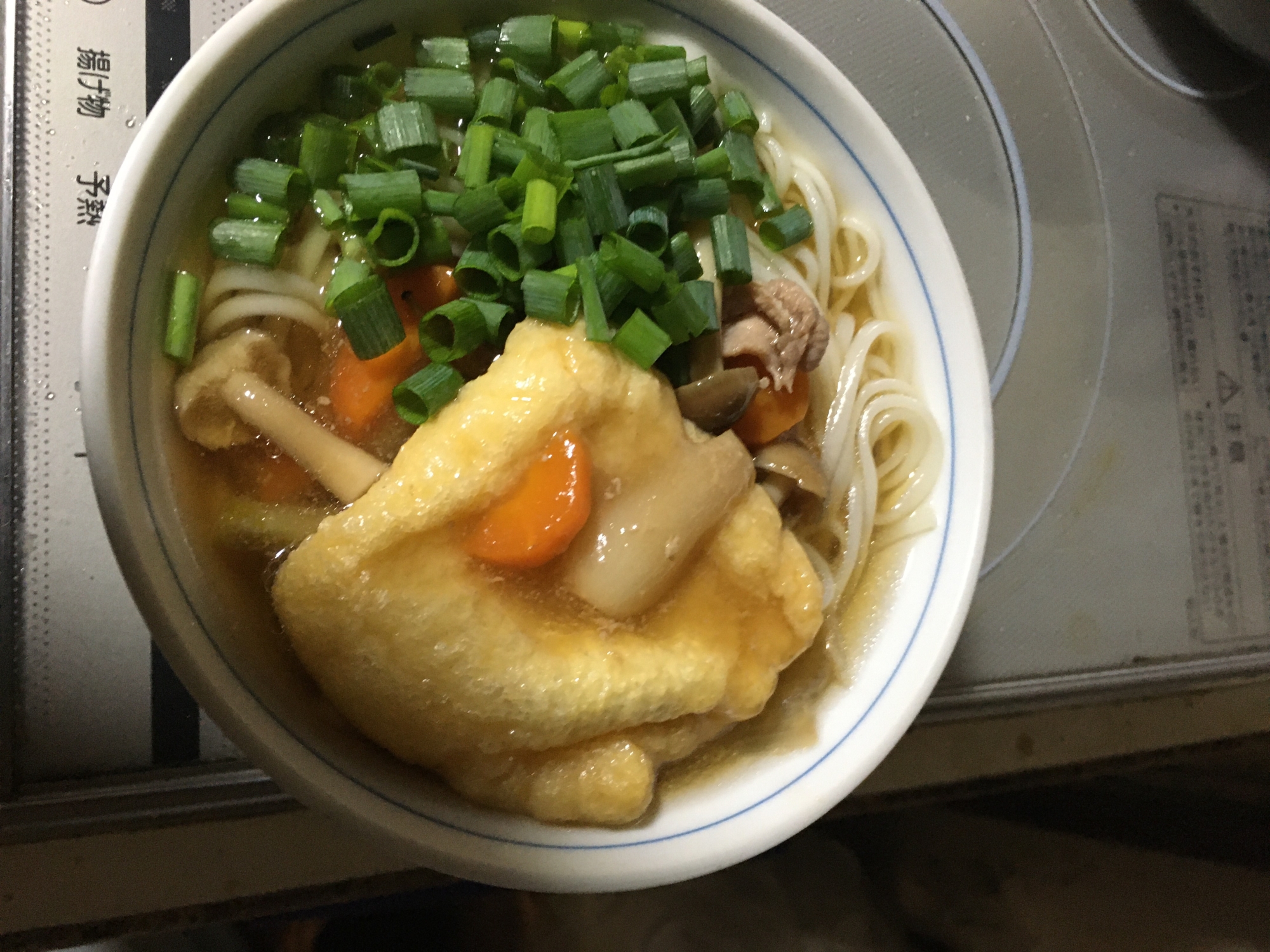 和風餡掛けうどん