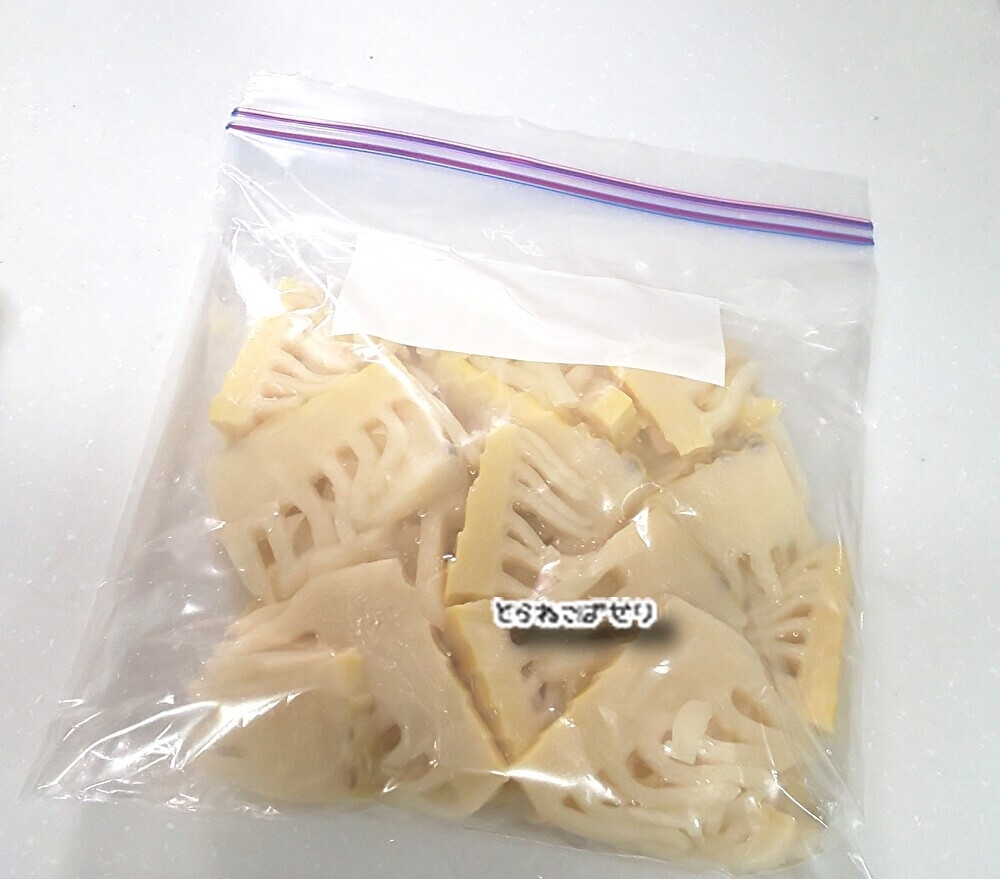たけのこの冷凍保存(食感を保つ保存方法)