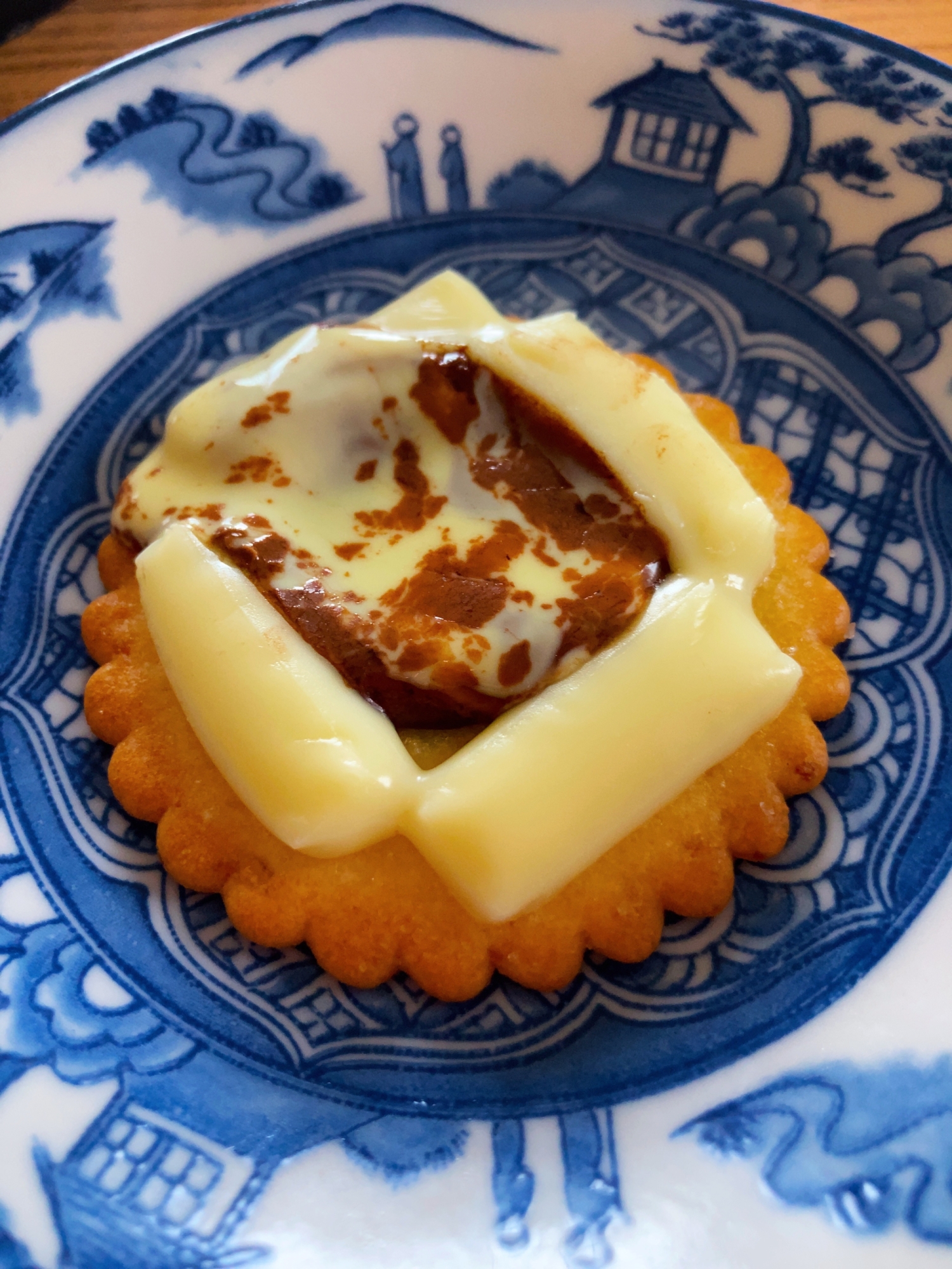 モッツァレラチーズとハチミツチョコの焼きハーベスト