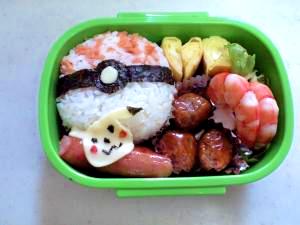 キャラ弁 ポケモン モンスターボール弁当 簡単 レシピ 作り方 By ちるんtk 楽天レシピ